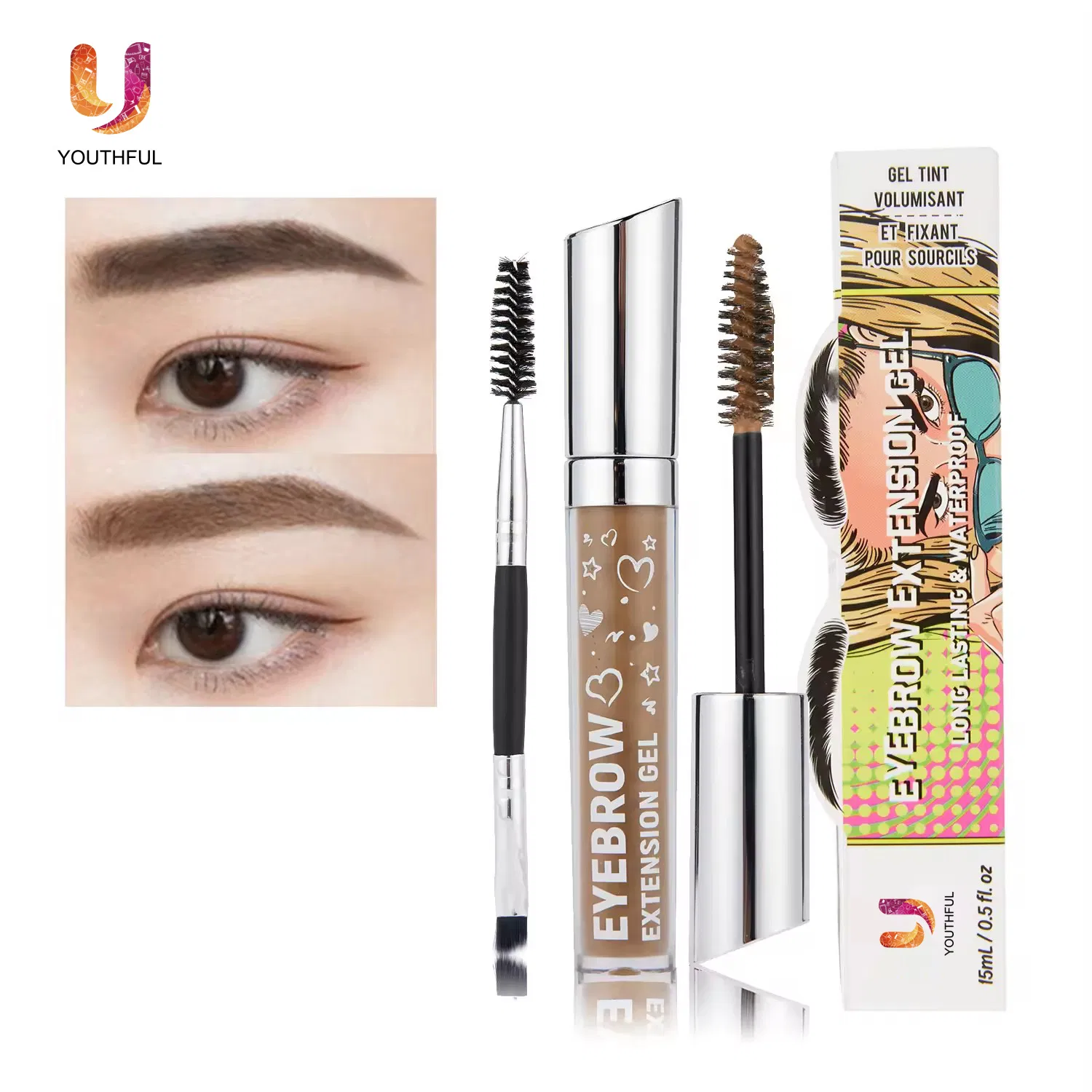 High-Pigmented Instant Filling & Shaping Makeup Brow Tint Cream