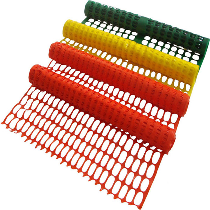 Construction Site Resistance Soft Construction Orange Plastic Mesh Safety Barrier Fence