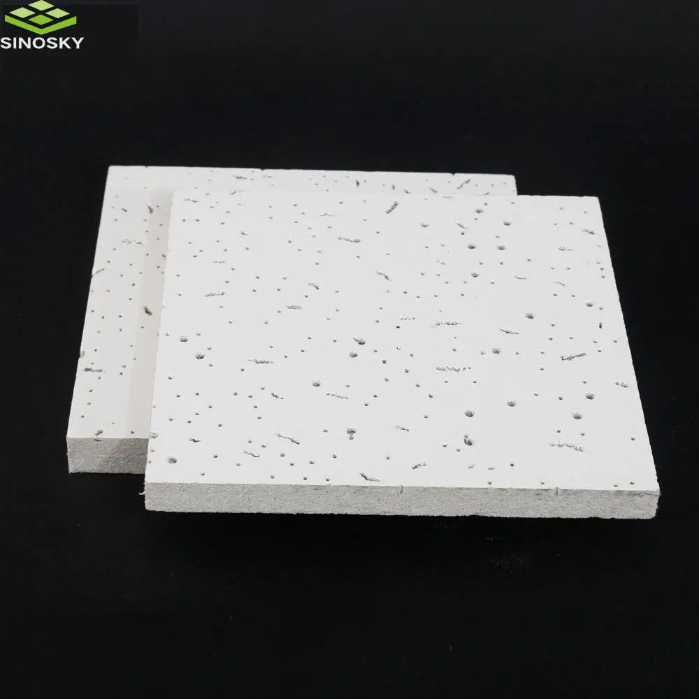 High Quality Sound Absorbing Mineral Fiber Board Ceiling Mineral Wool Ceiling