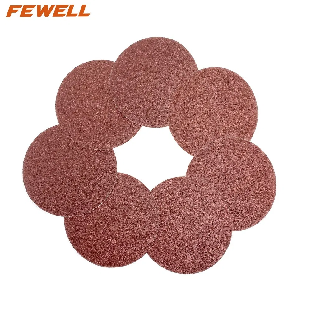 125mm 5in Red 60 Grit Sanding Disc Abrasive Sandpaper for Polishing and Grinding Stainless Steel Wood
