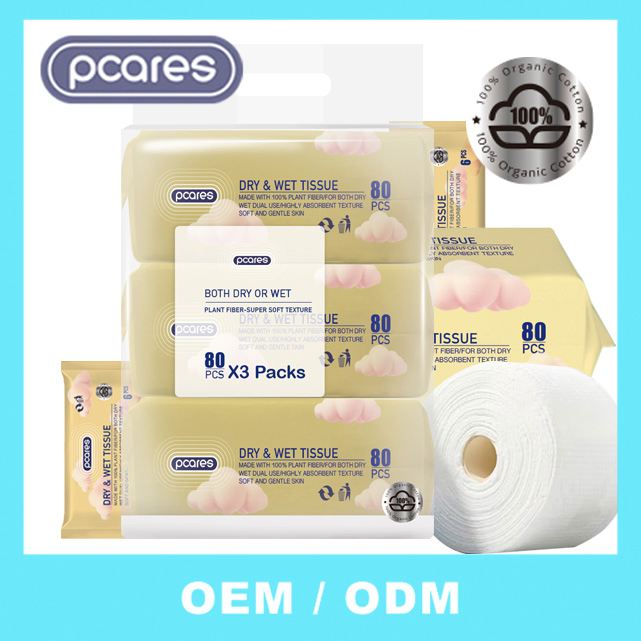 Wholesale Custom Beauty Facial Towel SPA Salon Non Woven Disposable Cotton Face Tissue