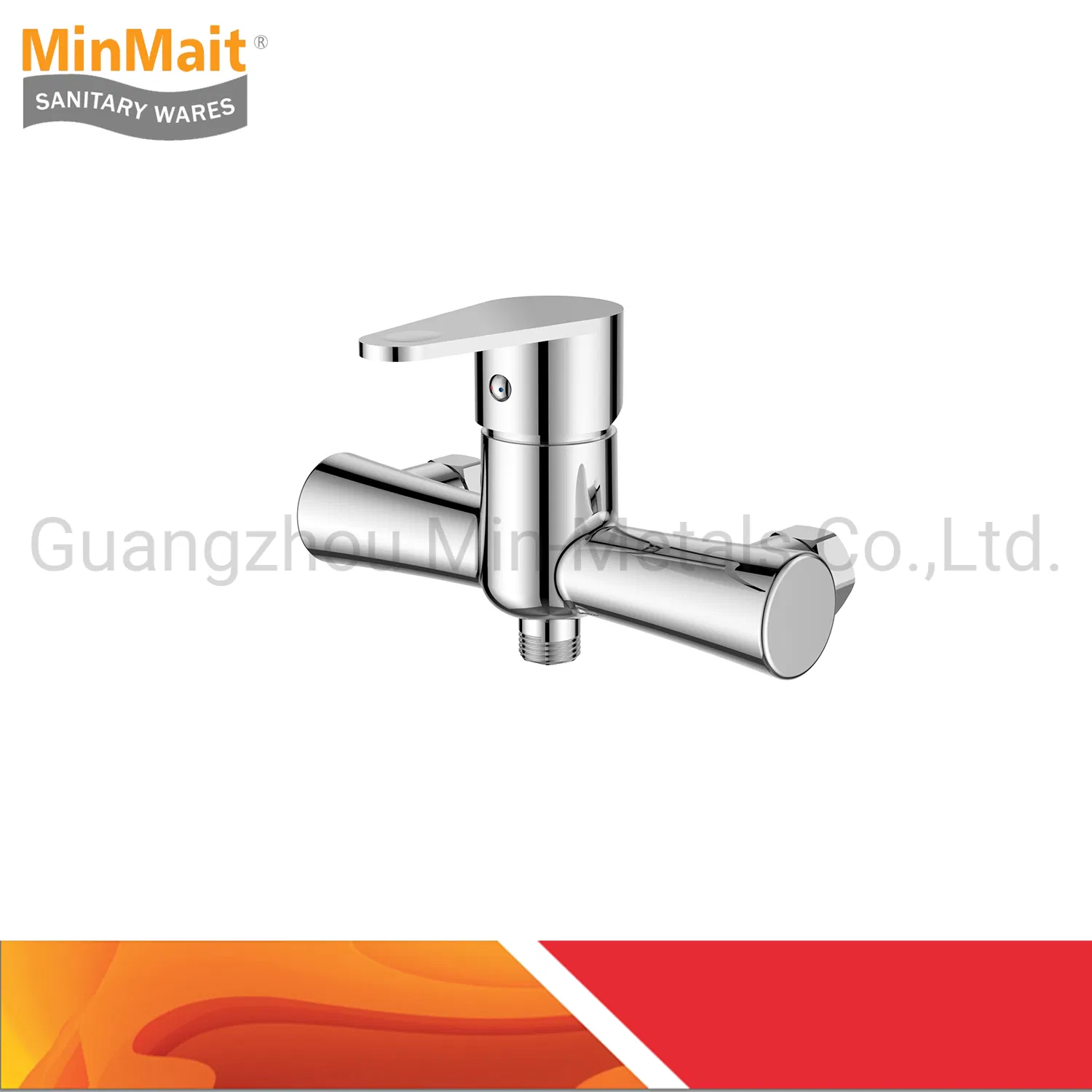 Chrome Plating Single Handle Plastic Shower Faucet J2006