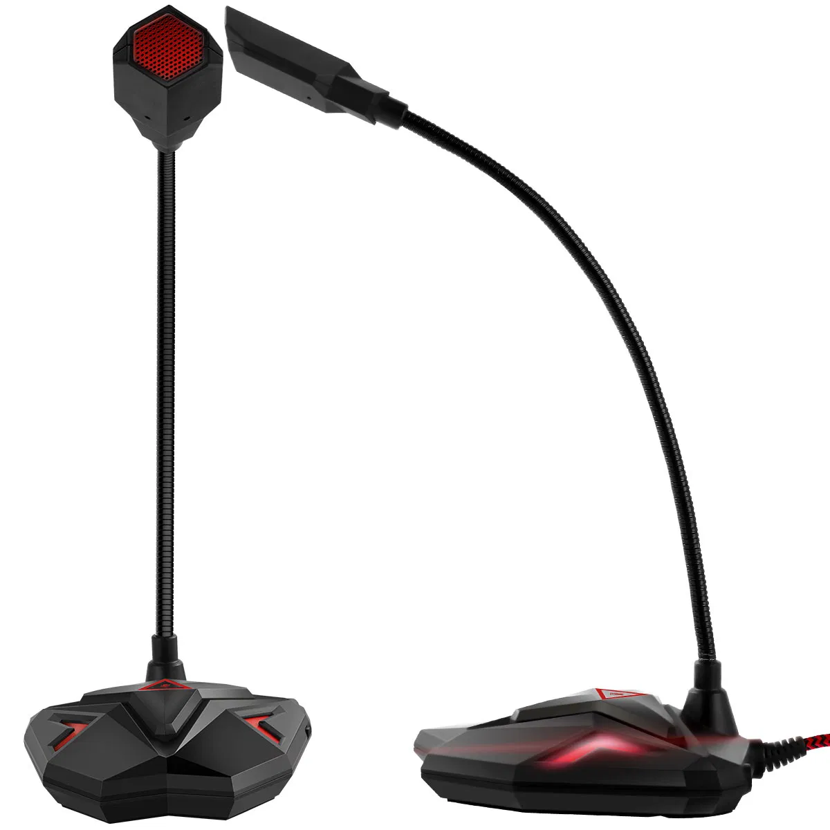 Flexible Microphone for Gaming, Recording, and Streaming Desktop Wired Microphone