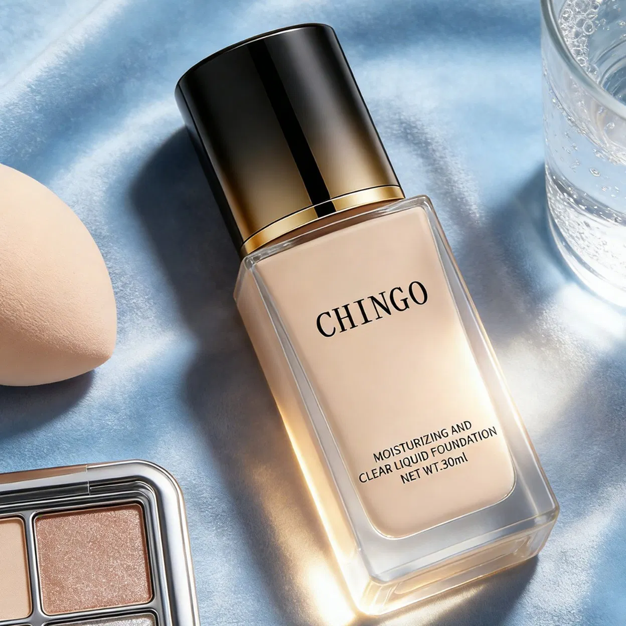 Silky Smooth Lightweight Liquid Foundation Creates Airbrushed Flawless Complexion