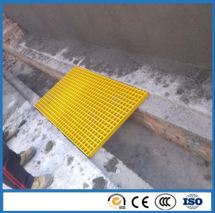 1220*3660mm Black Fiberglass Staircase Bridge Walkways, Fiber Reinforced Plastics Grating