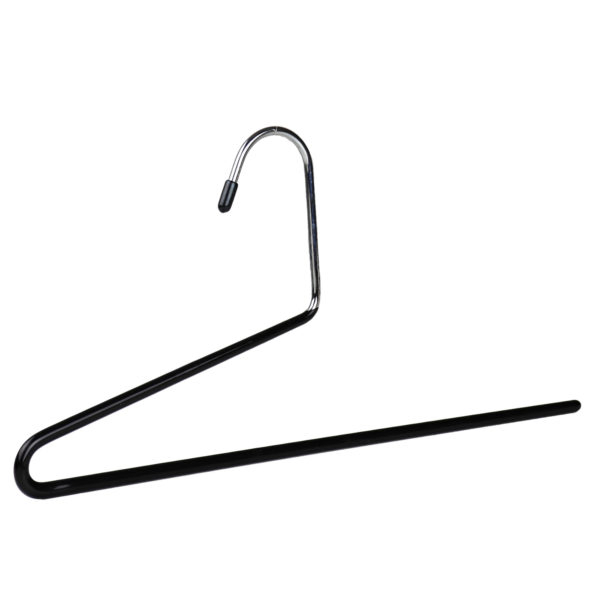 Manufacturer Spot Pants Drying Hanger Metal Hanger Anti Slip Black Stainless Steel Coat Hanger