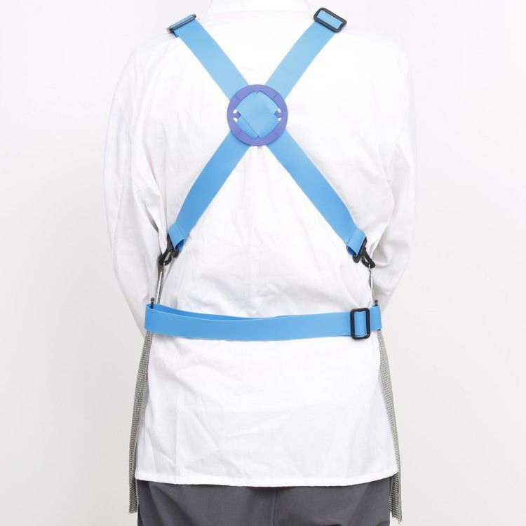 Mesh Butcher Tunic Chainmail Ring Mesh Apron Butcher Wearing Chainmail Apron