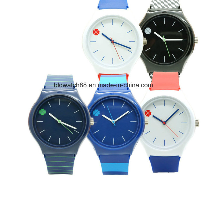 Best Promotion Plastic Wrist Watches with 3ATM Waterproof