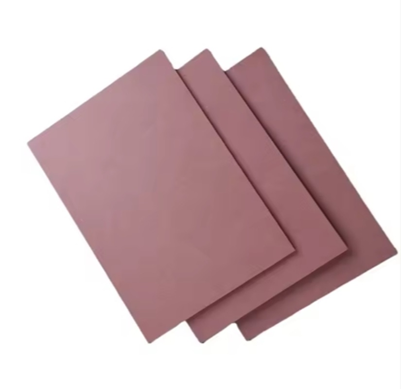 Red Pink Color Fireproof MDF HDF Board for Construction Furniture