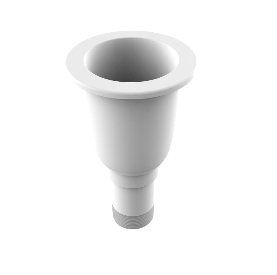 Ceramic Table Lab Sink with White Fume Hood Eyewash Shower