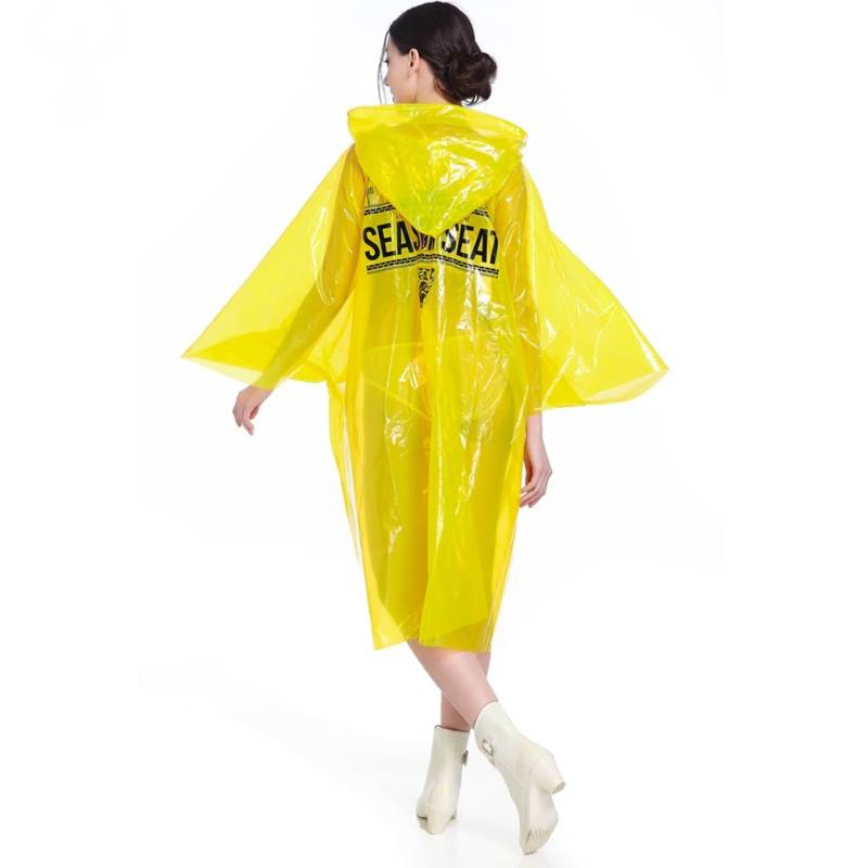 Promotional Custom Printed PE Raincape