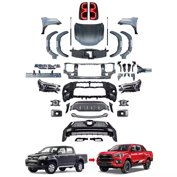 LED Tail Lamp для Toyota Hilux 2020 (модифицированные, стоп-сигнал с эффектом вспышки)