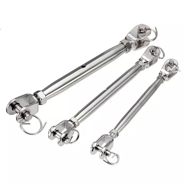 Kingslings Top Sell M12 M24 SS316 Jaw Jaw Rigging Screw Closed Body Turnbuckle