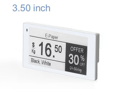 3.5 Inch E-Paper Display Electronic Shelf Label Price Tag Loss Protection Function in Many Field Critical Timing