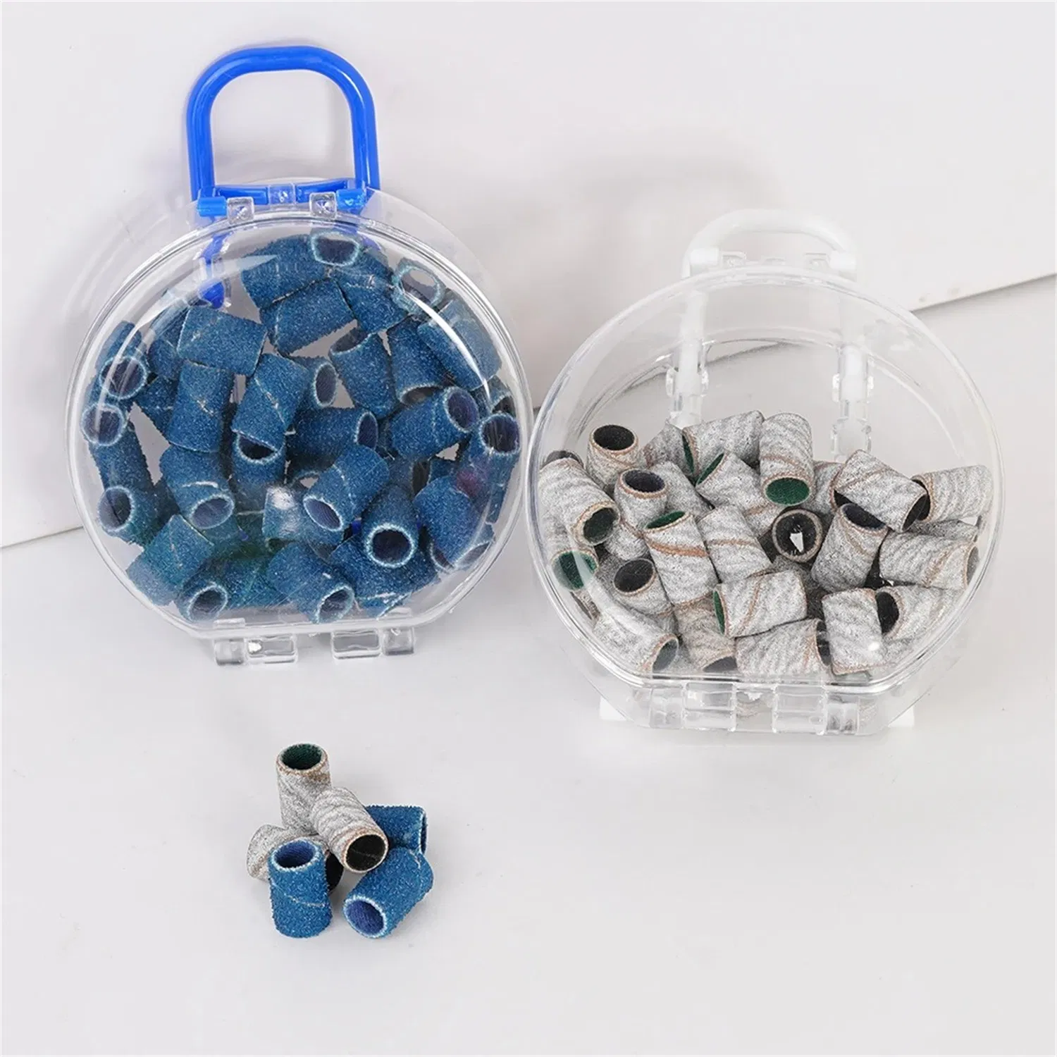 Professional Foot Care Manicure Pedicure Set 80 PCS Box C M F Grit Box Nail Mandrel for Gel
