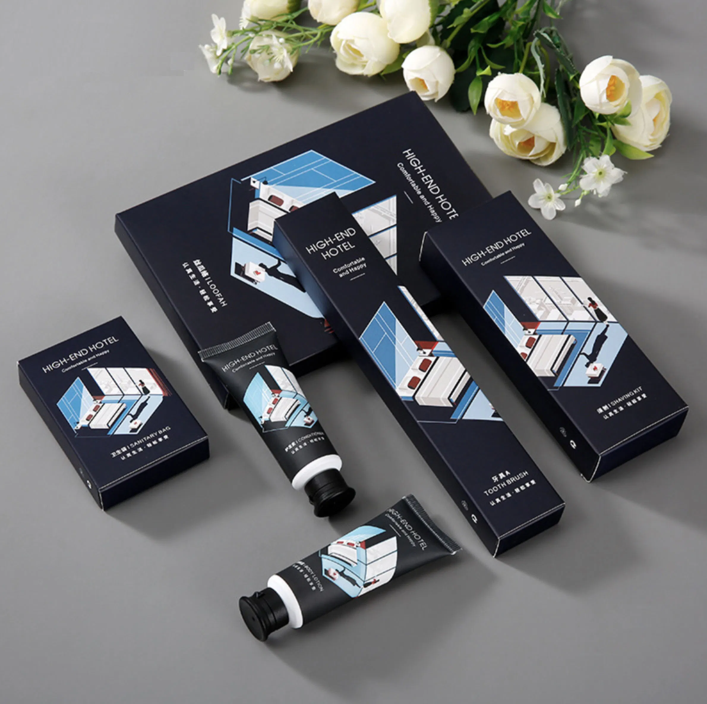 Disposable Hotel Amenities Set, Hotel Guest Room Amenities Supply