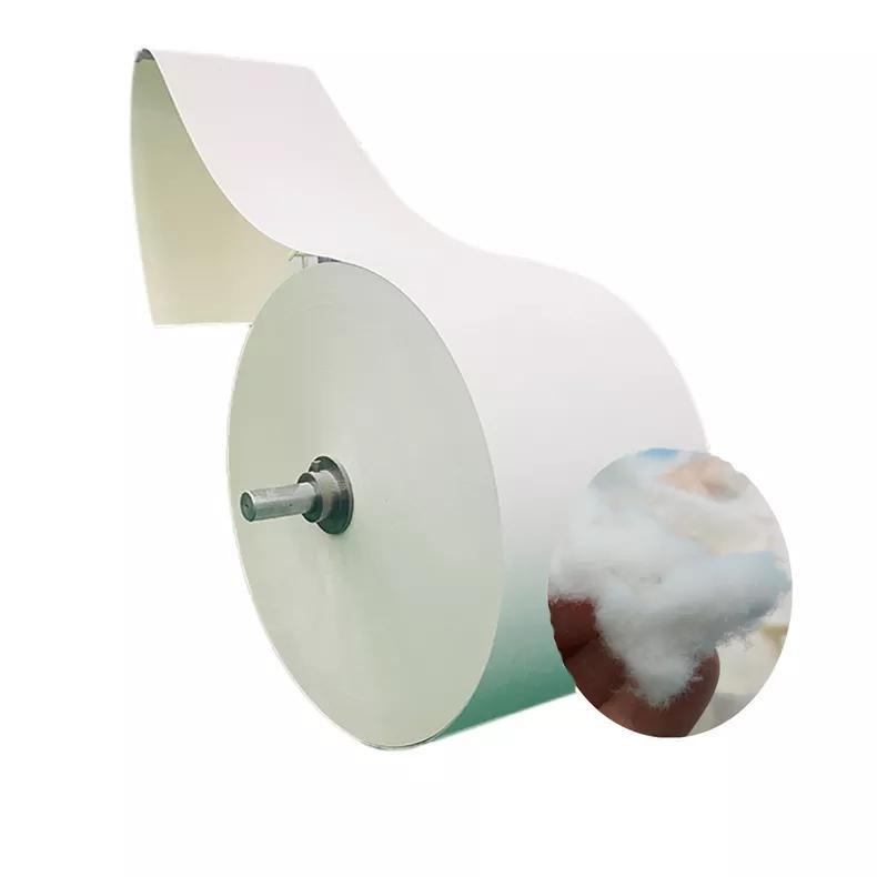 Raw Material USA Wood Pulp Paper Roll for Making Baby Diapers and Sanitary Napkins Untreated Fluff Pulp