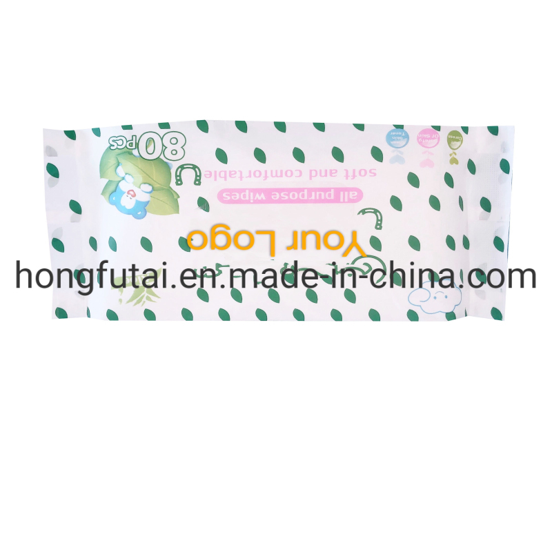 Customized Spunlace Material Hygiene Baby Cleaning Wet Wipes
