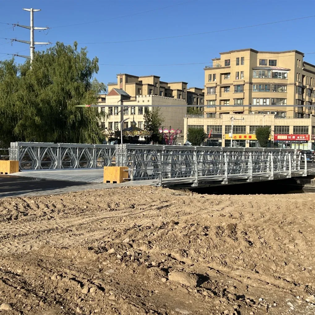 Prefabricated China Metal Structures Steel Frame Industrial Buildings Bailey Bridge