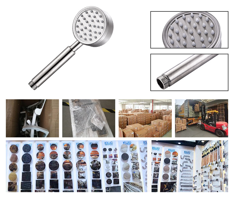 High Pressure Handheld Shower Head with on off Switch Detachable Shower Showerhead