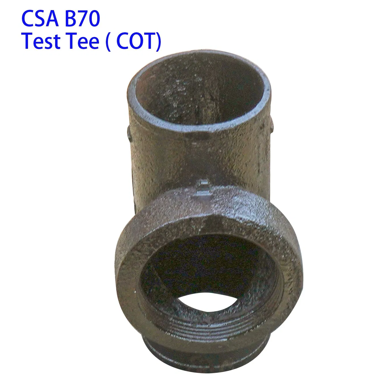 No-Hub CSA B70 Test Tee COT Fittings for Drainage