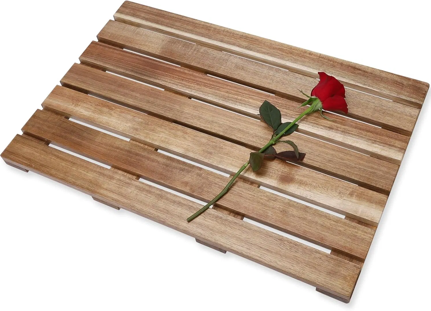 Acacia Wood Home Hotel Bathroom Bath Bath Mat Bathroom Mat