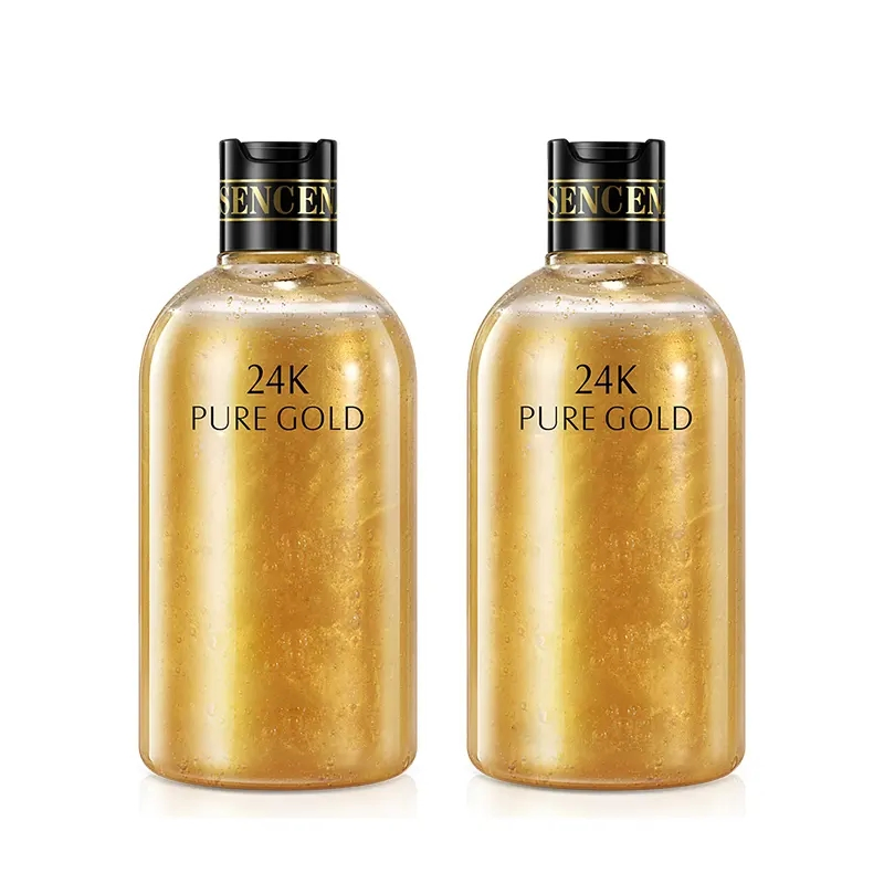 Moisturizing Smoothing 24K Gold Bath Gel Shower Cream