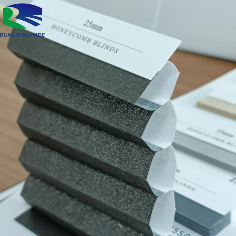 Modern Design Cordless Faux Cellular Blackout Blinds Fabric Honeycomb Blind for Home