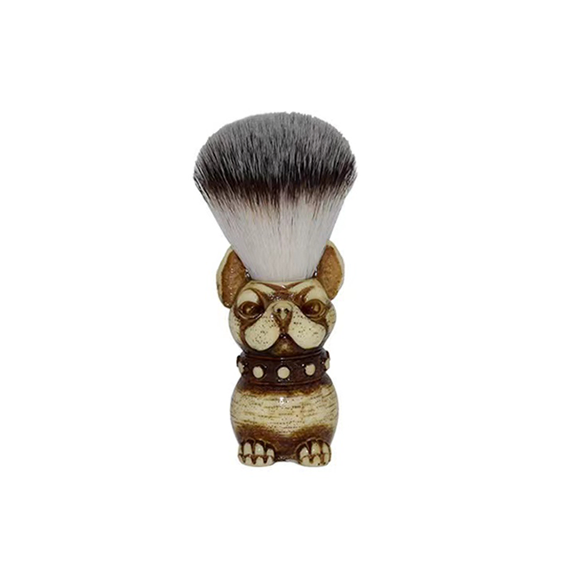 Barber Vegan Grooming 30mm 22mm Shaving Mug Cream Razor Brush Set Legacy Luxury Black Stand Soap DIY Skull Shave Mug Brush