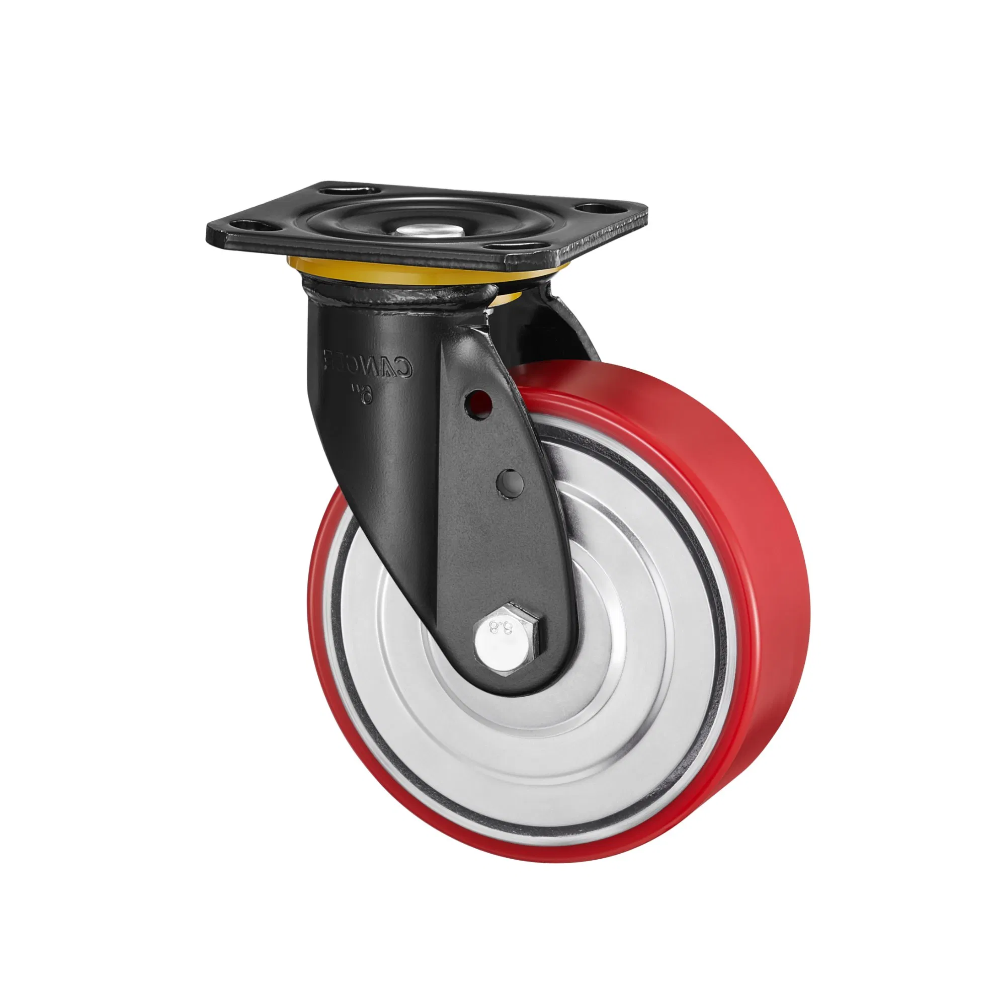 Factory Wholesale Heavy Duty 4" 5" 6" 8" Polyurethane Wheels Heavy Duty Caster Wheels