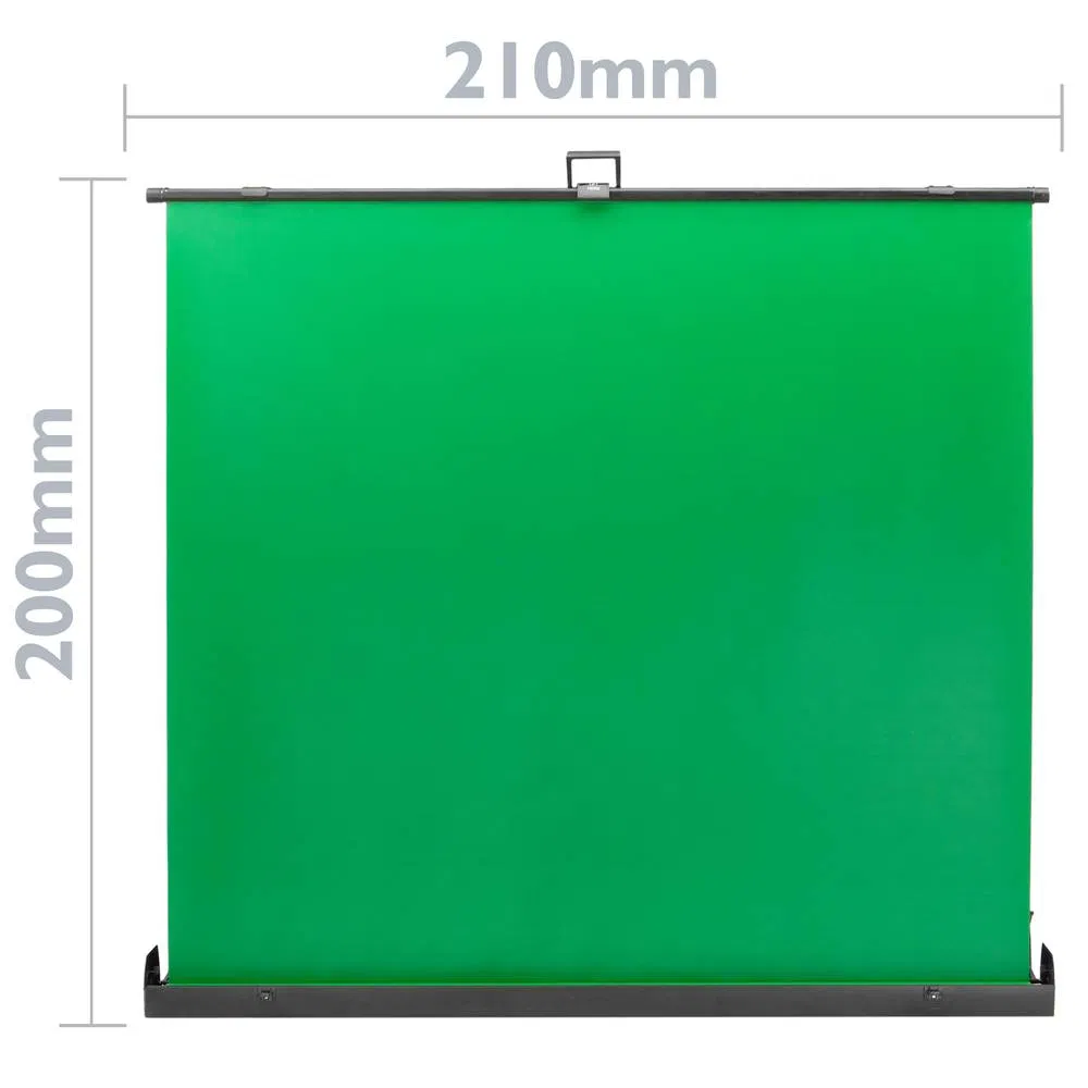 Collapsible Chroma Key Screen Panel Green Background for Photography and Video 210x200cm