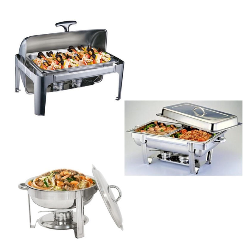 Commercial Invisible Lid Buffet Set for Wedding Events