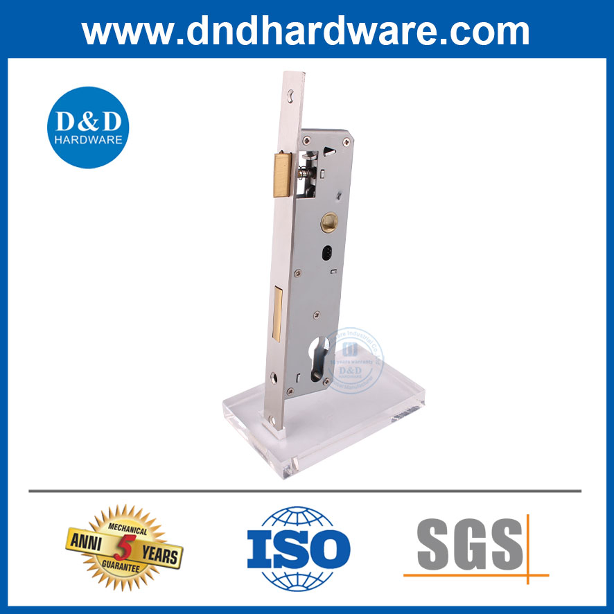 Reversible Latch Bolt Mortise Door Lock Body Narrow Stile Lock for Entrance