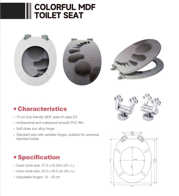 MDF Toilet Seat Cover, UF Toilet Seats, Wooden Seat Cover