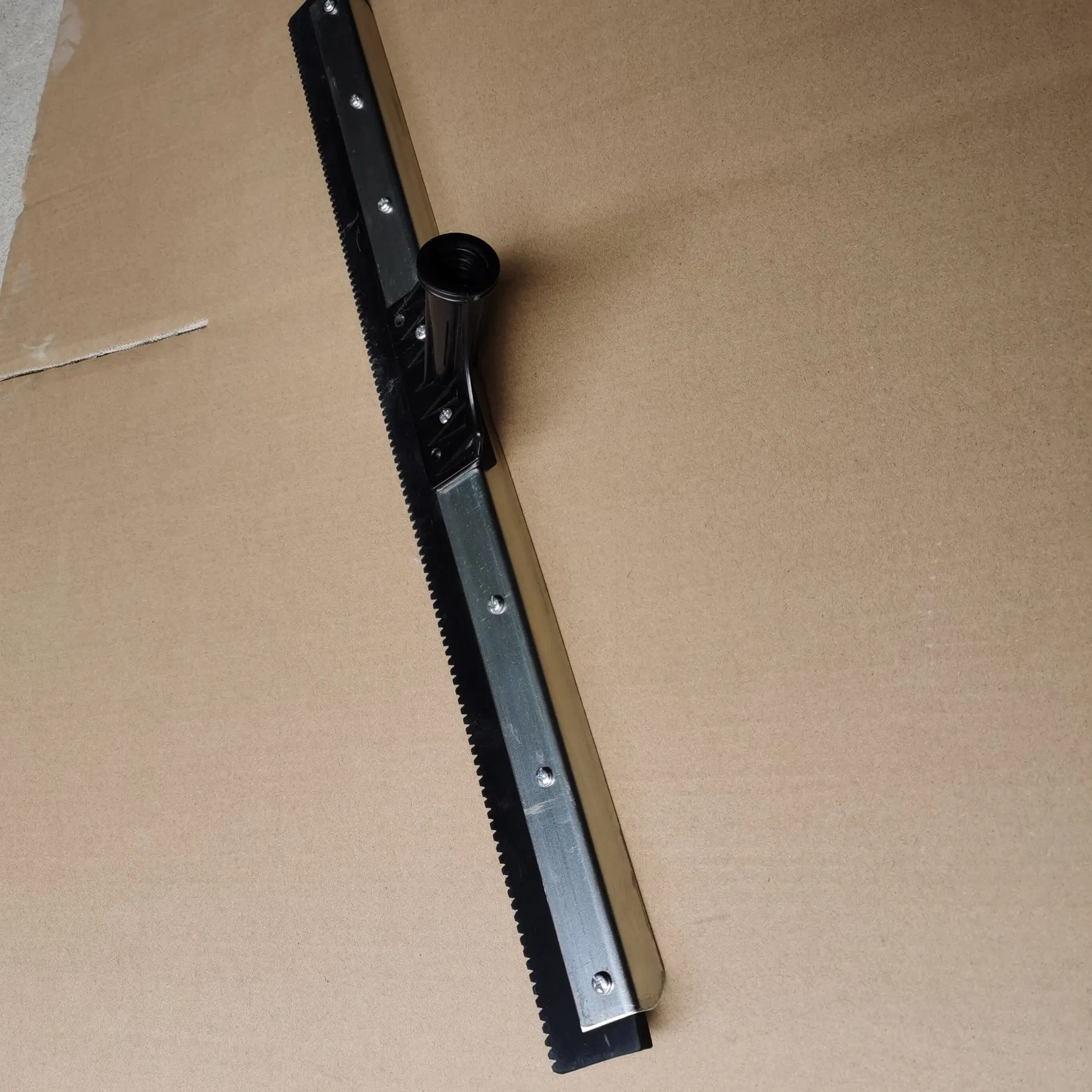 Serrated, Straight, Rubber &Notched Floor Squeegees with Threaded Handle Adaptor