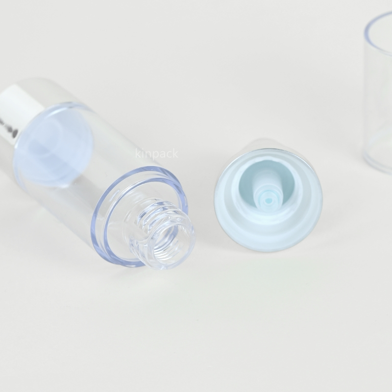 Kinpack Cosmetic Luxury as Airless Serum Bottle with Glossy Refillable Bottle