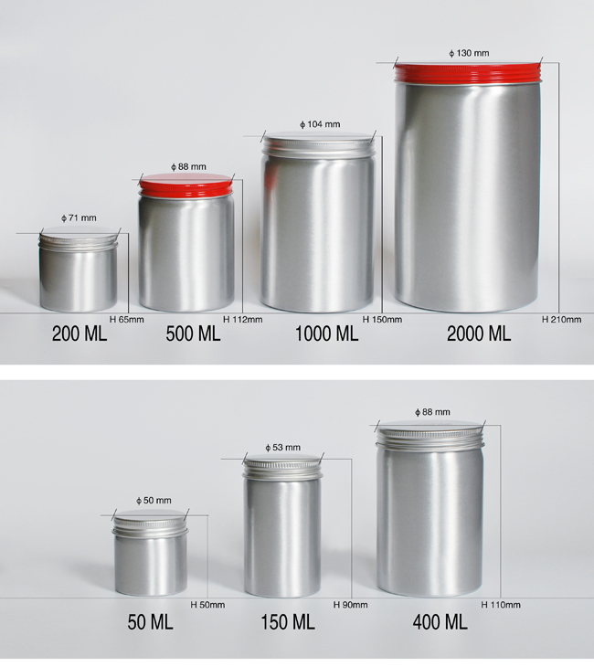 Hot Sales Cosmetic Round Tin Can Empty Box Packaging Aluminum Wax Candle Container Metal Tin