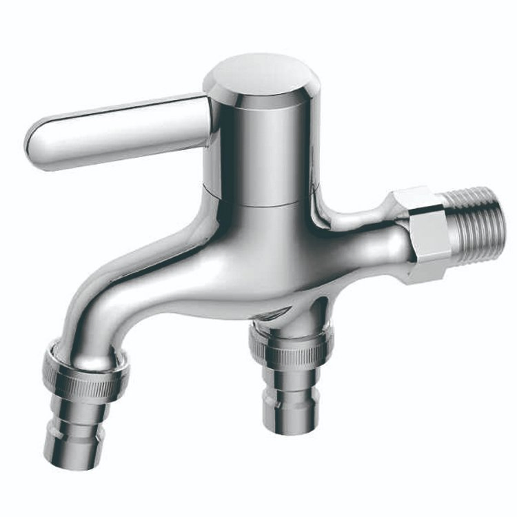 Classic Smooth Surface Garden Wall Mounted Customized Stainless Steel Bib Tap