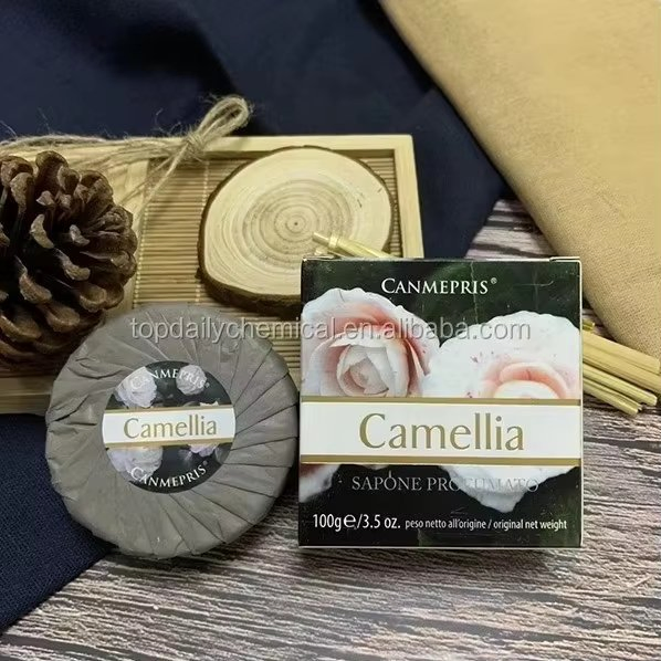 Luxury Private Label100g Perfume Plant Oil Whitening Body Bath Toilet Soap
