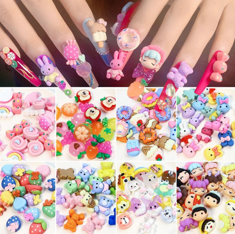 Lovely Horse DIY Art Plastic Decoration Nail Decoration for Nail Art