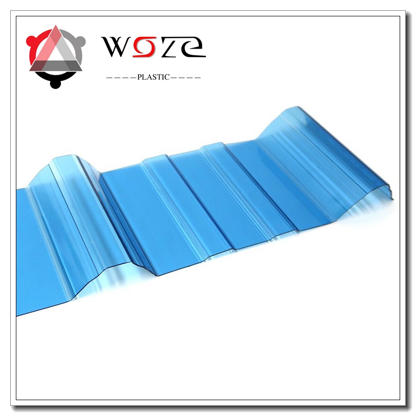 Plastic Roof Panel Weather Resistance Polycarbonate Corrugated Plastic Roofing Sheets