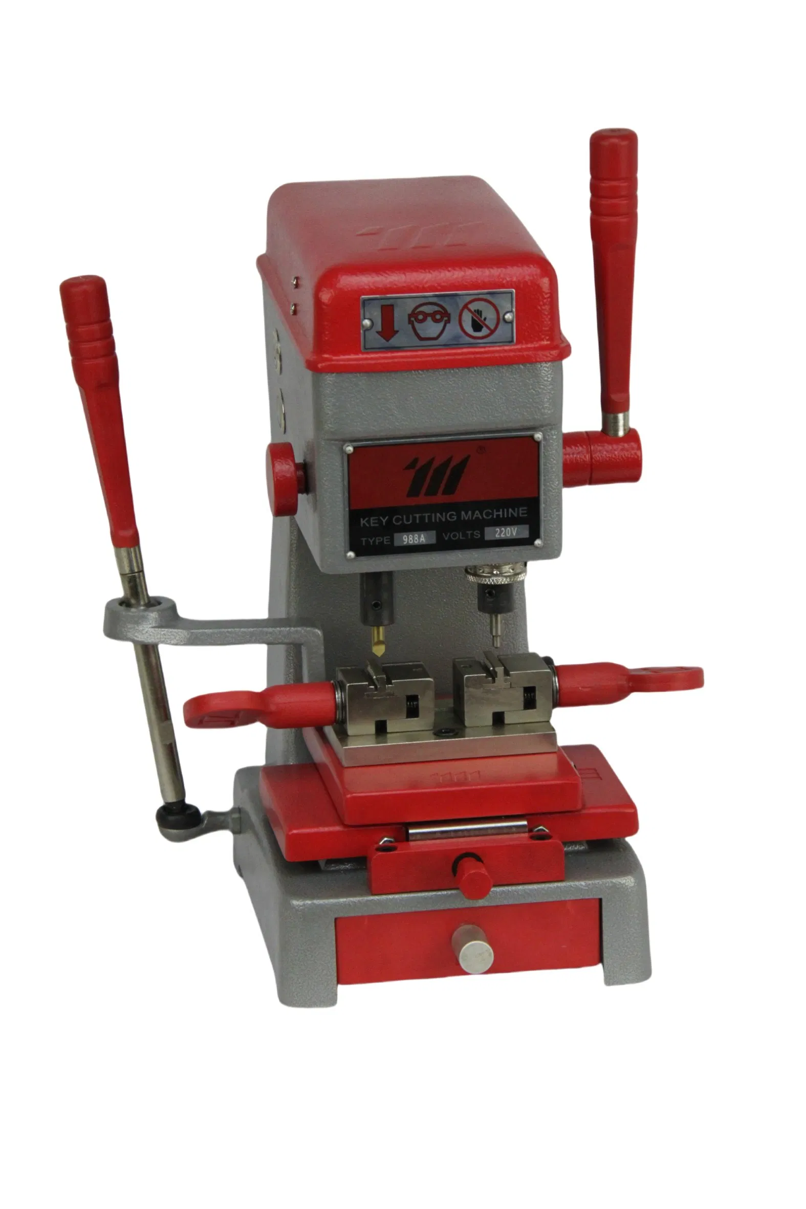 Jz-988A Copper Steel Aluminum Key Duplicator Machine 15kg Weight