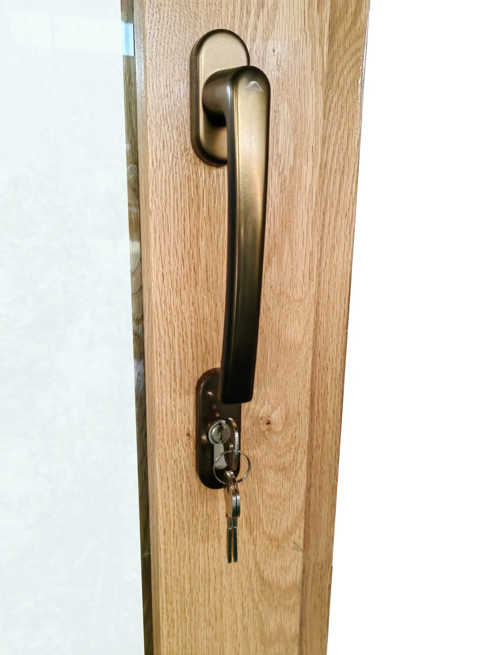 Penjoy Energy Efficient Tempered Glass Custom Solid Wood Bi-Folding Door