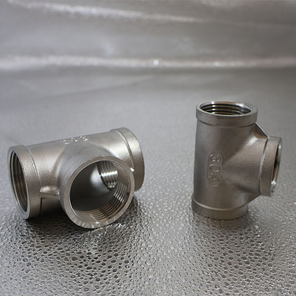 Premium 304 Grade Heavy Duty Stainless Steel Tee with Long Service Life