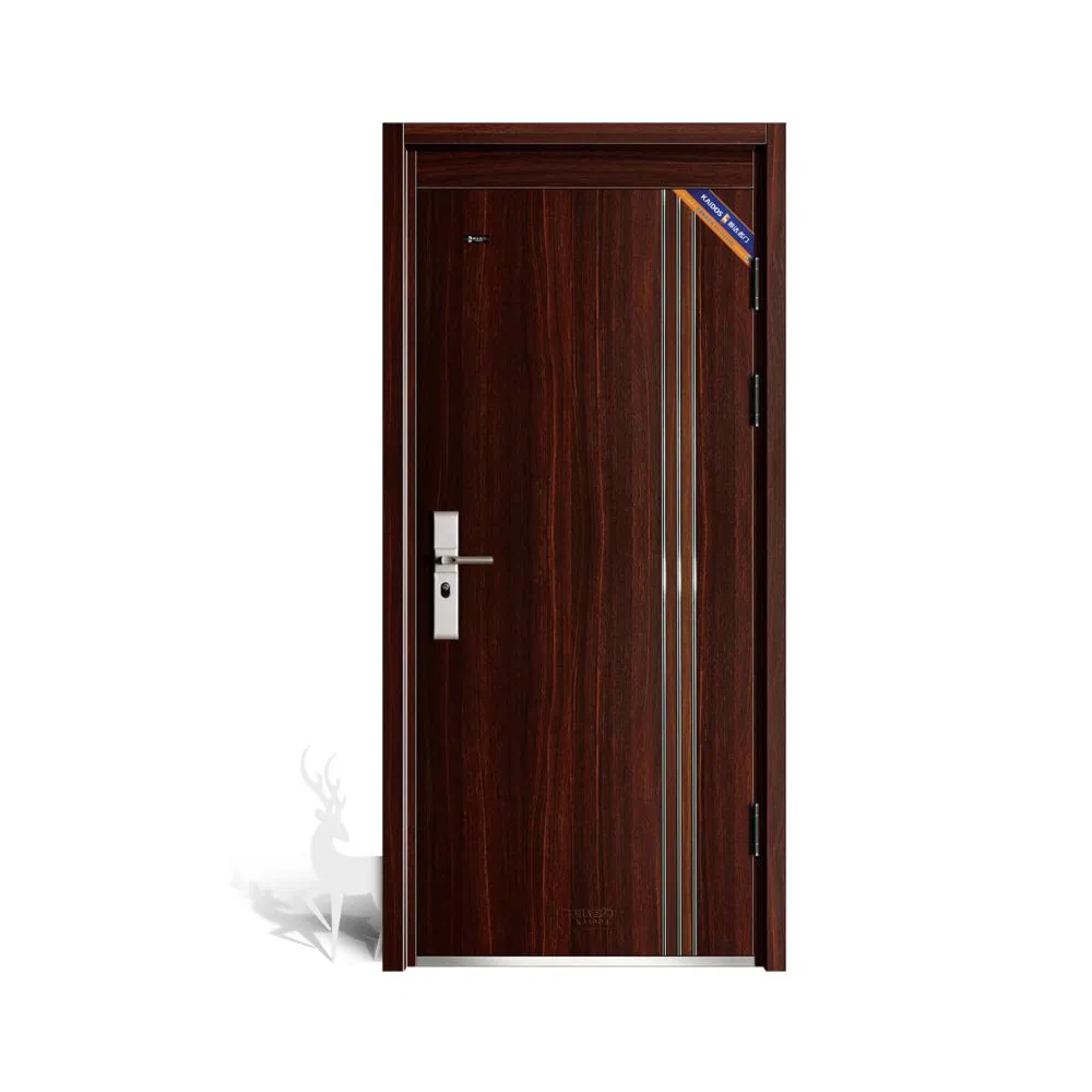 18. Chinese Customize Modern Steel New Security Door Main Entrance Unique Design Stainless Metal Residential Antitheft White Black Villa Exterior Fire Door