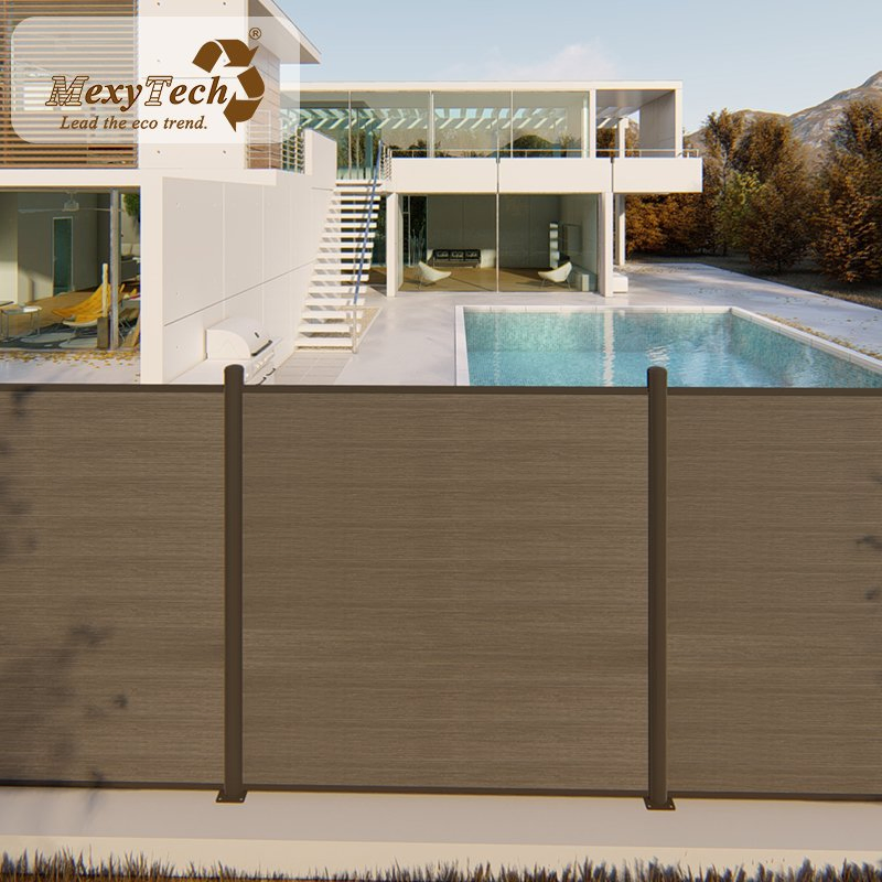 Mecofence USA Wholesale Manufacturer Waterproof 6FT Wood Composite Fence