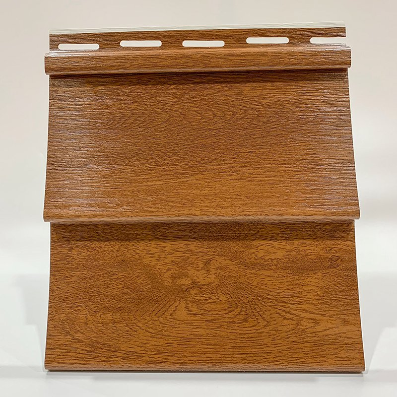 Exterior Plastic Decorative Grooved PVC Vinyl Panel Perforated Soffit Wall Panel