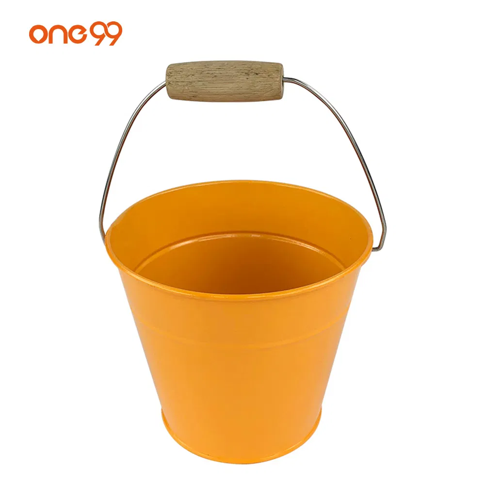 One99 Metal Kids Water Bucket Kids Beach Bucket Children Gardening Tools Flower Bucket