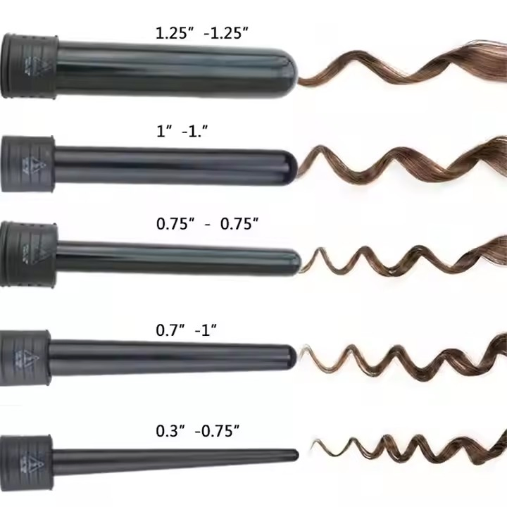 5 In1different Types Electric Rotating Wand Electric Hair Curling Iron