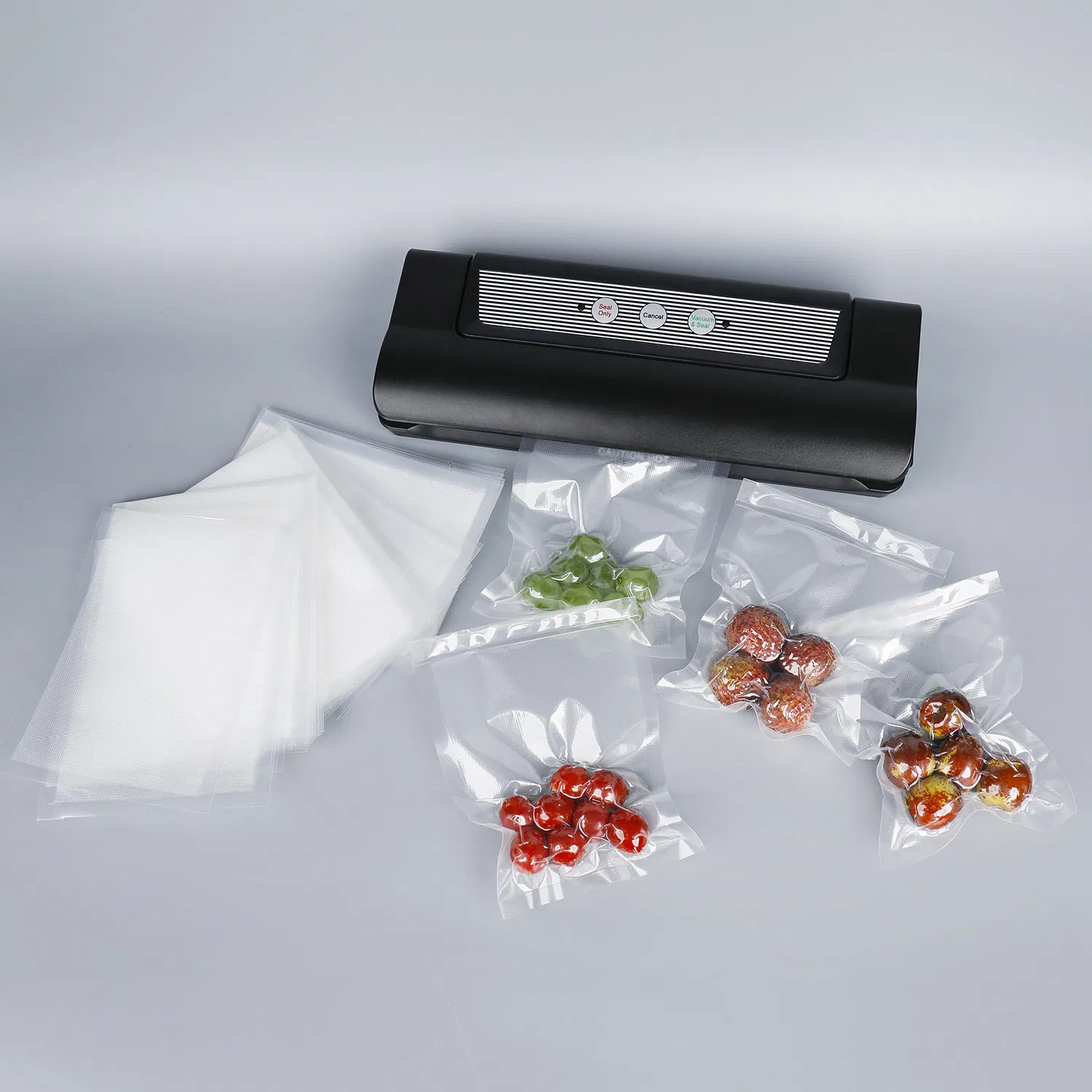 9 Layer 11 Layer Domestic Vacuum Sealer Rolls 25X35cm, 3-Side Sealed Textured Vacuum Bags for Food Packaging, Safe for Freezer, Freezer Bag, Embossed Packaging